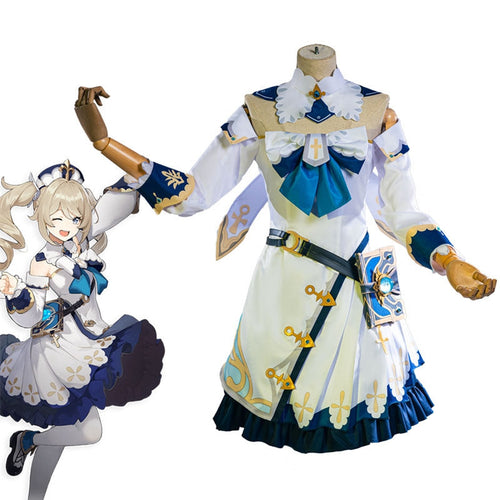 Game Genshin Impact Barbara Full set Cosplay Costumes - Cosplay Clans