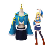 Anime Fairy Tail Lucy Heartfilia Uniforms Cosplay Costume - Cosplay Clans