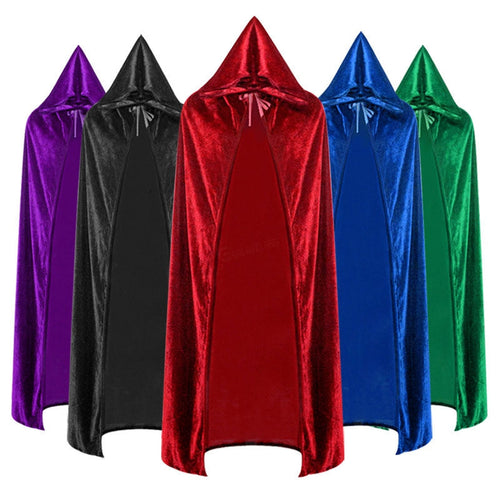 New Halloween Cloak Reaper Sorcerer Witch Long Multicolor Cosplay Cloak - Cosplay Clans
