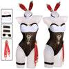 Game Genshin Impact Amber Bunny Girl Cosplay Costumes