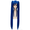 Anime Fairy Tail Wendy Marvell Dark Blue Long Cosplay Wigs - Cosplay Clans