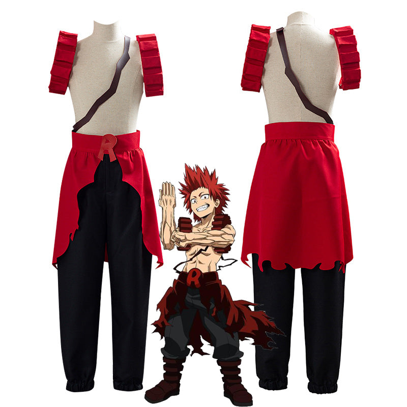 Anime My Hero Academia 4 Eijiro Kirishima Cosplay Costumes