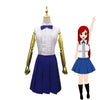 Anime Fairy Tail Erza Scarlet Uniforms Cosplay Costume - Cosplay Clans