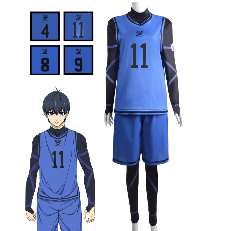 Anime Blue Lock Isagi Yoichi Cosplay Costumes