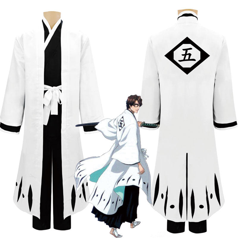 Anime Bleach Toshiro Hitsugaya 1st to13th Division Captain Cosplay Costumes - Cosplay Clan