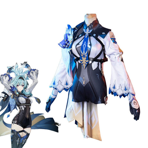 Genshin Impact Eula Fullset Cosplay Costumes 