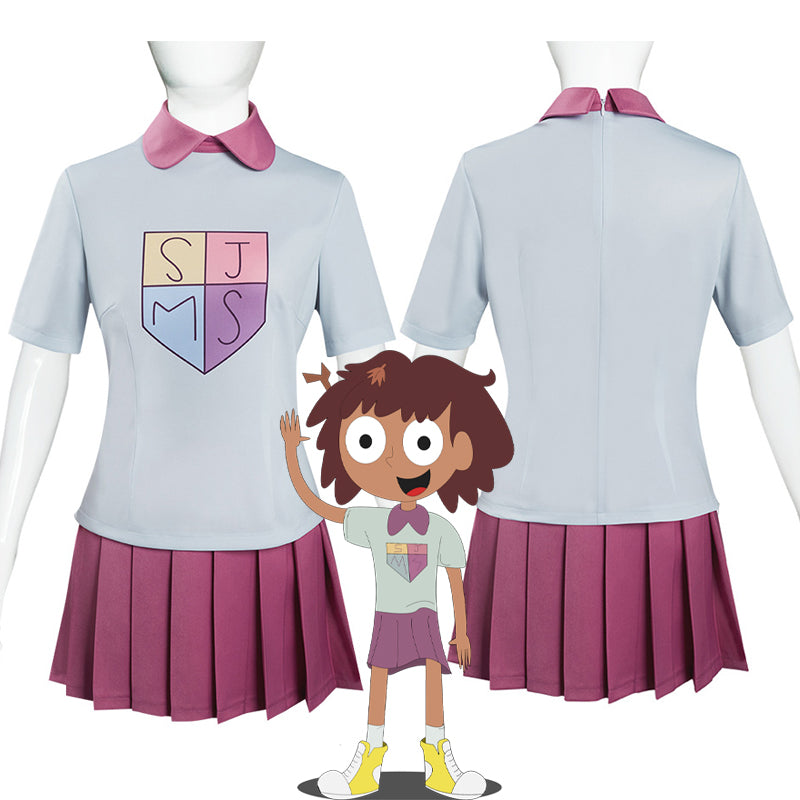 Amphibia Anne Boonchuy Debut Halloween Cosplay Costume