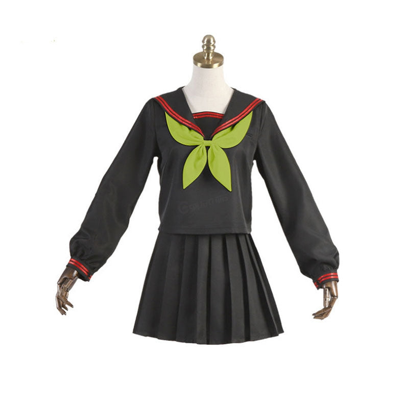 Anime Demon Slayer Kimetsu no Yaiba Nezuko Kamado Makomo School Uniform Cosplay Costumes - Cosplay Clans