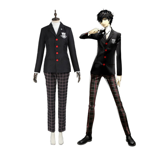 Anime Persona 5 Akira Kurusu Joker Uniforms Cosplay Costume - Cosplay Clans