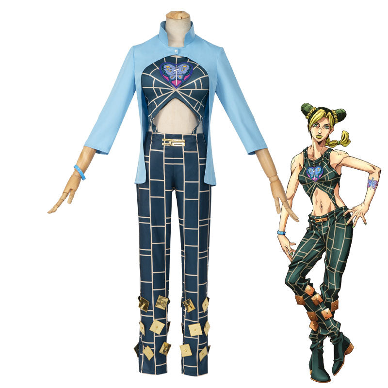 JoJo's Bizarre Adventure: Stone Ocean Jolyne Cujoh Halloween Cosplay Costumes