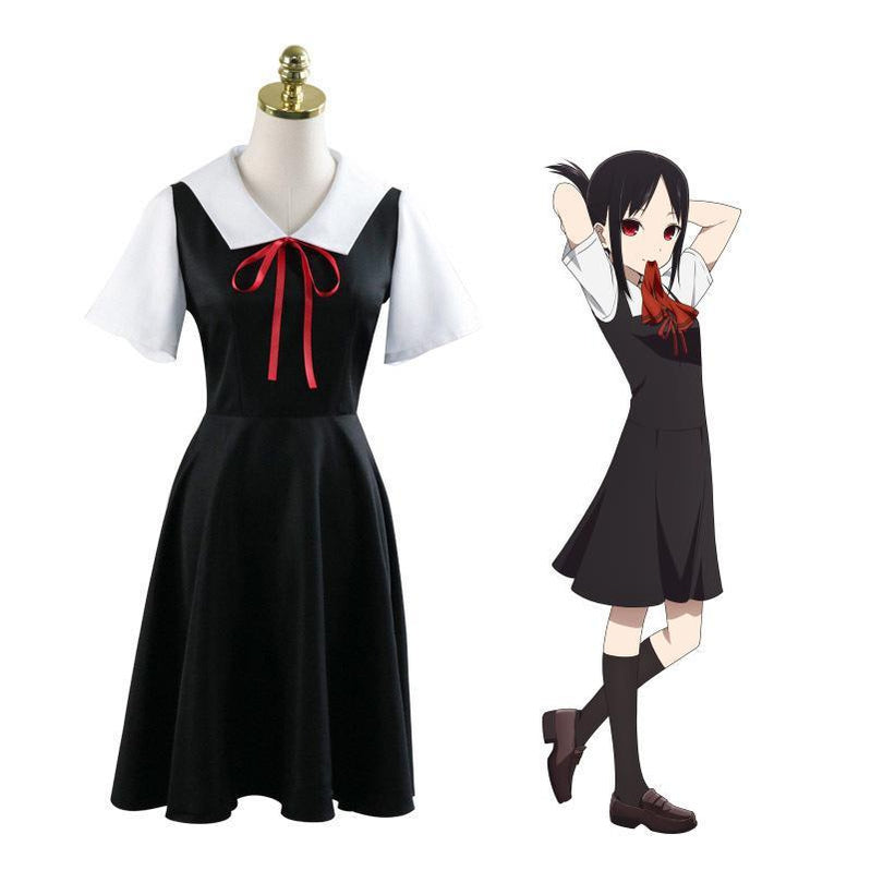 Anime Kaguya sama Love Is War Kaguya Shinomiya Short Sleeve Uniform Cosplay Costume - Cosplay Clans