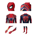 Movie Spider-Man: Far From Home Peter Parker Spiderman Jumpsuit Elastic Force Cosplay Costume with Headgear - Cosplay Clans