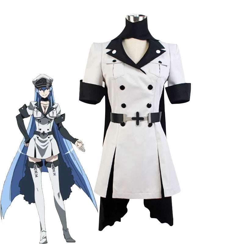 Anime Akame ga Kill! Esdeath Cosplay Costumes