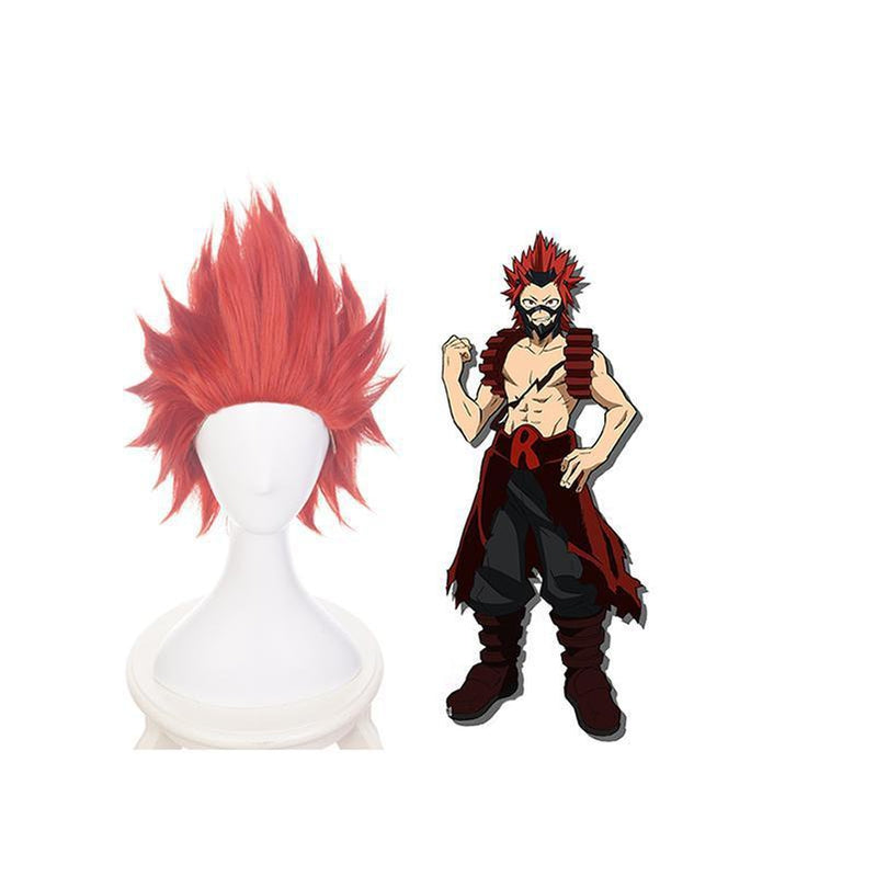 Anime My Hero Academia Eijiro Kirishima Short Red Cosplay Wigs - Cosplay Clans