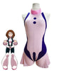 Anime My Hero Academia Ochaco Uraraka Swimsuit Cosplay Costume