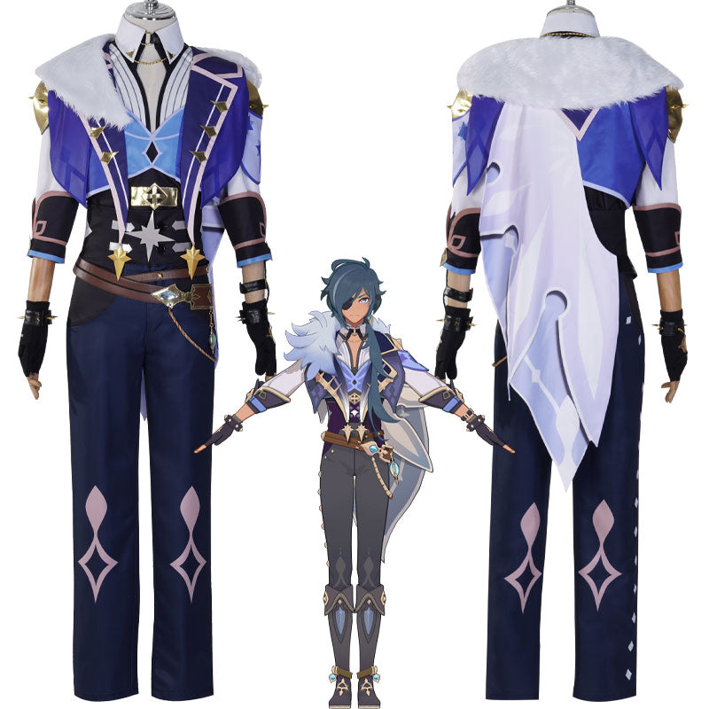 Game Genshin Impact Kaeya Alberich Fullsuit Cosplay Costumes