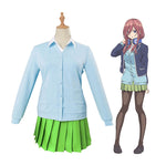 Anime The Quintessential Quintuplets Miku Nakano Outfits Cosplay Costume - Cosplay Clans