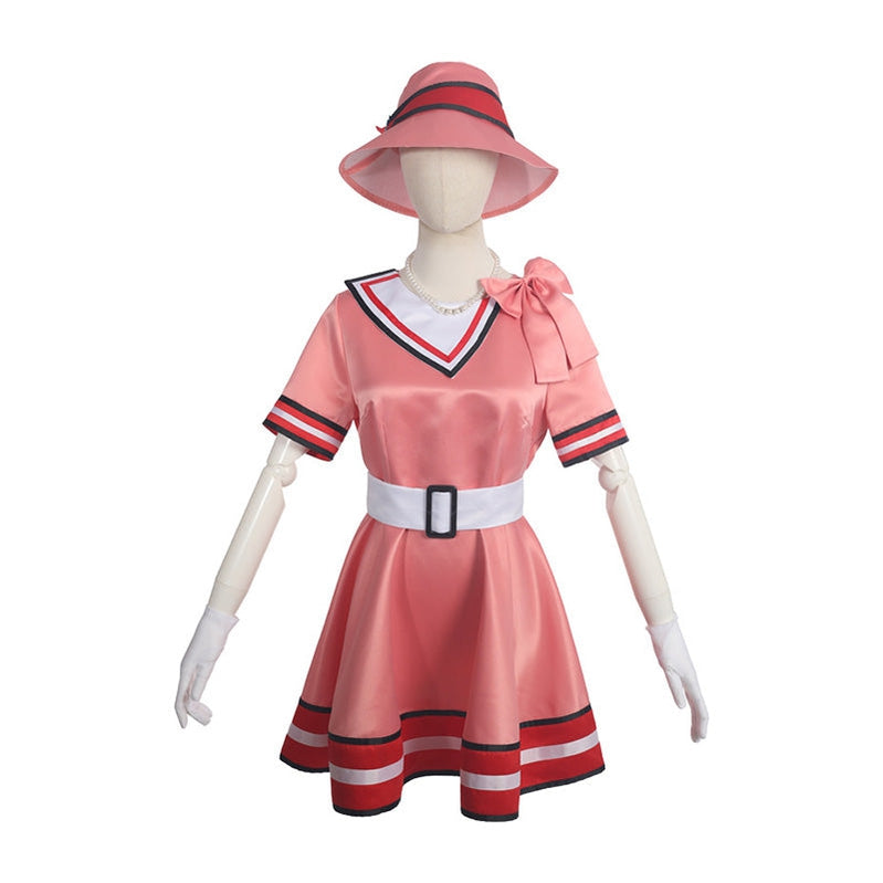 Anime Demon Slayer Kimetsu no Yaiba Nezuko Kamado Dress Cosplay Costume - Cosplay Clans