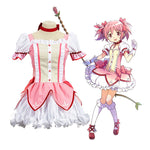 Anime Puella Magi Madoka Magica Madoka Kaname Cosplay Costumes - Cosplay Clans