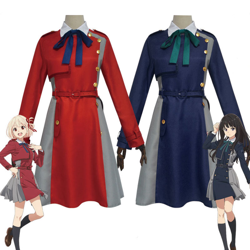 Anime Lycoris Recoil Chisato Nishikigi Takina Inoue JK Uniform Cosplay Costumes