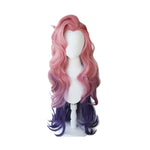 Game LOL Seraphine 100cm Long Pink Gradient Purple Wavy Cosplay Wigs - Cosplay Clans