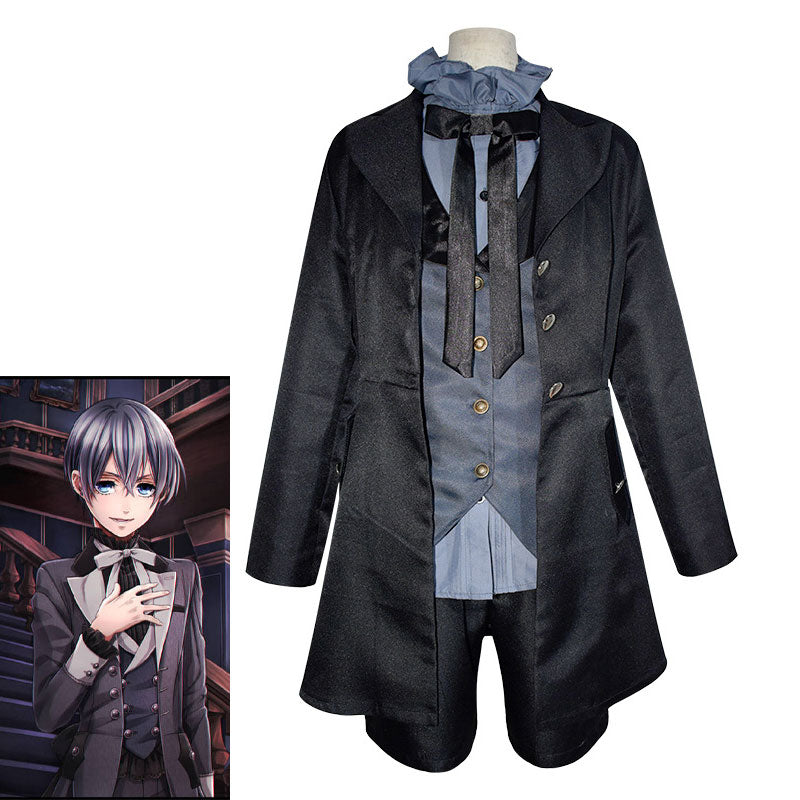 Buy Anime Black Butler Kuroshitsuji Mey-Rin Cosplay Costume – Cosplay Clans
