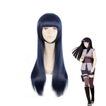 Anime Naruto Hyuga Hinata Blue Cosplay Wigs - Cosplay Clans