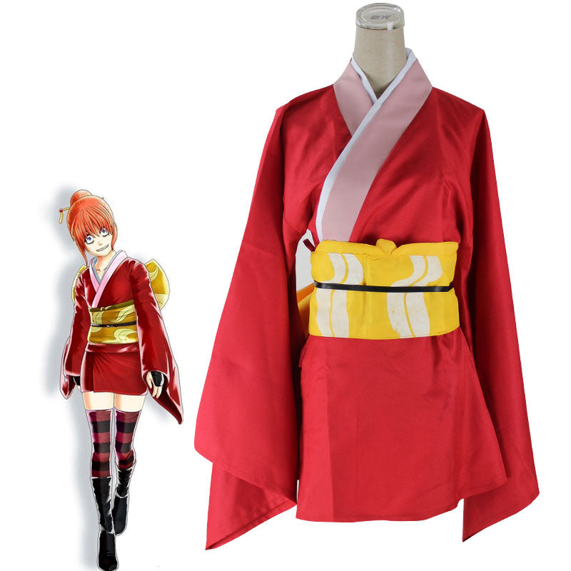 Anime Gintama Kagura Fullset Cosplay Costumes