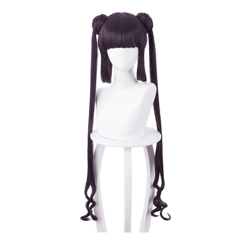FGO Fate/Grand Order The Imperial Concubine Yang Yang Gui Fei Dark Purple Ponytail Cosplay Wig - Cosplay Clans