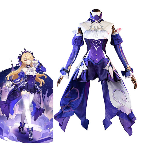 Game Genshin Impact Ein Immernachtstraum Fischl Cosplay Costumes