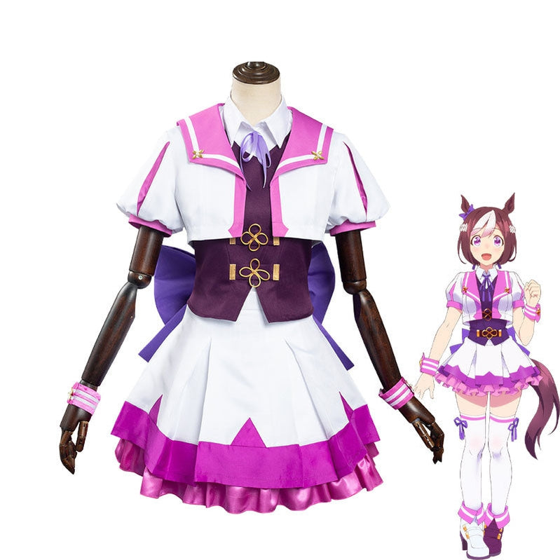 Uma Musume Pretty Derby Special Week School Uniform Cosplay Costumes