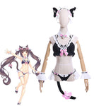 Nekopara Chocola Vanilla Maid Swimsuit Cosplay Costumes