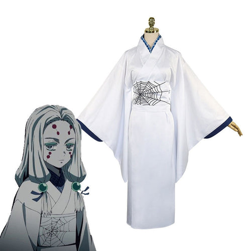 Anime Demon Slayer Kimetsu no Yaiba Rui Spider Sister Cosplay Costumes - Cosplay Clans