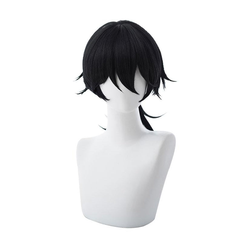 FGO Fate/Grand Order Ryouma Sakamoto 50cm Black Halloween Cosplay Wigs - Cosplay Clans