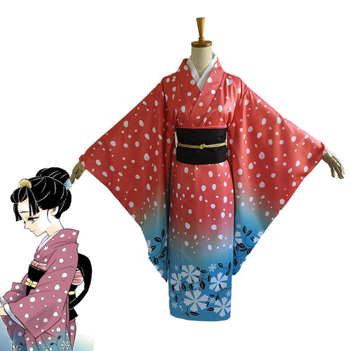 Anime Demon Slayer Kimetsu no Yaiba Koyuki Cosplay Costumes