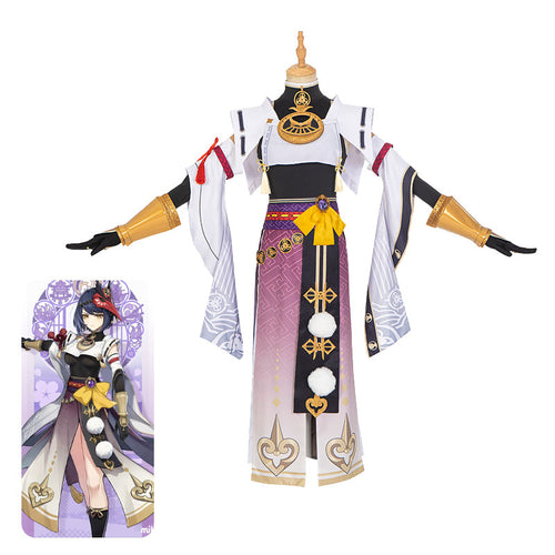 Genshin Impact Kujo Sara Cosplay Costumes