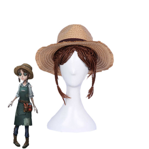 Game Identity V Emma Woods Short Brown Cosplay Wigs - Cosplay Clans