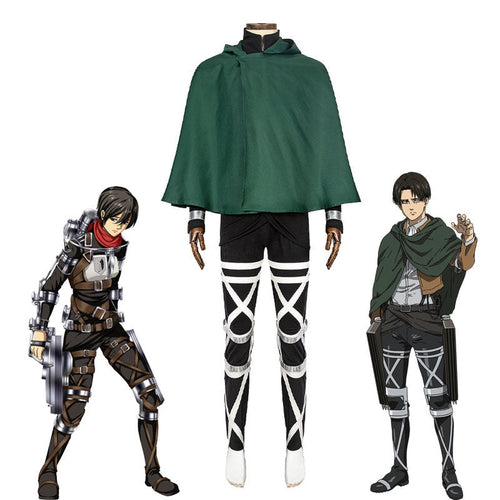 Attack on Titan: The Final Season 4 Levi Ackerman Cosplay Costume