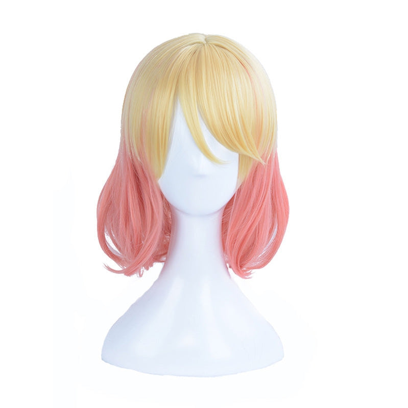 Anime Angels of Death Catherine Ward Cathy Short Blond Gradient Pink Cosplay Wigs - Cosplay Clans