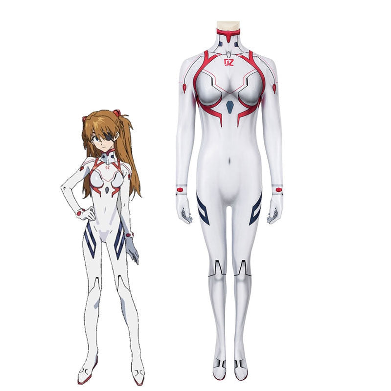 Neon Genesis Evangelion 3.0 + 1.0 EVA Asuka Langley Soryu Bodysuit Cosplay Costume - Cosplay Clans