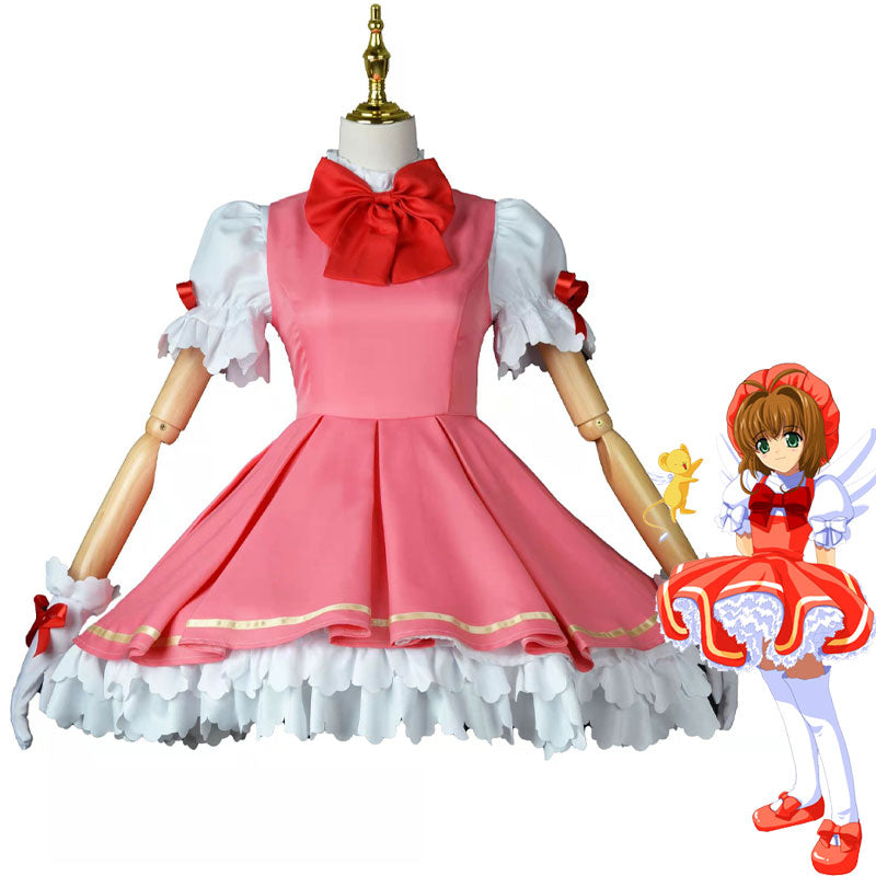 Anime Cardcaptor Sakura Sakura Battle Suit Cosplay Costumes