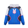 Game OW Overwatch D.Va Hana Song Fleece Lined Hoodie Jacket Cosplay Costumes - Cosplay Clans