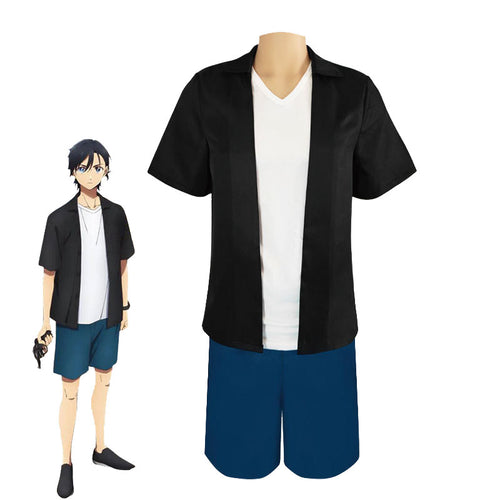 Anime Summer Time Rendering Shinpei Ajiro Cosplay Costume