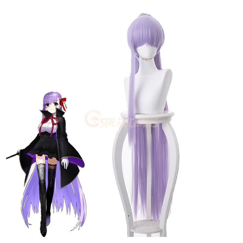 FGO Fate/EXTRA Meltlilith Meltryllis Matou Sakura Long Ponytail Purple Cosplay Wigs - Cosplay Clans