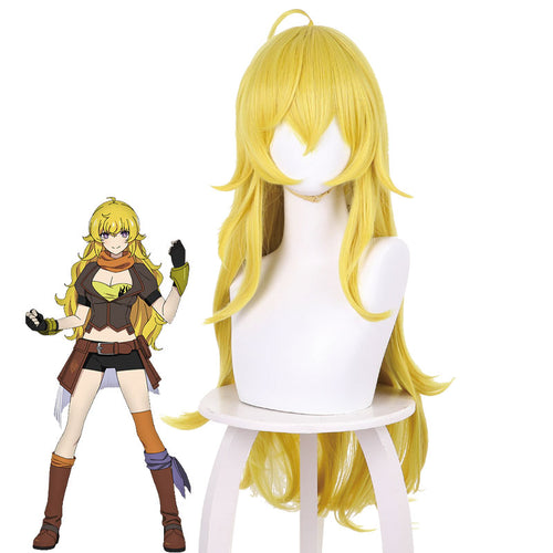 Anime RWBY Yellow Trailer Yang Xiao Long Halloween Cosplay Wig