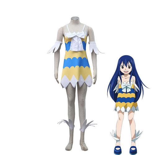 Anime Fairy Tail Wendy Marvell Cosplay Costume - Cosplay Clans