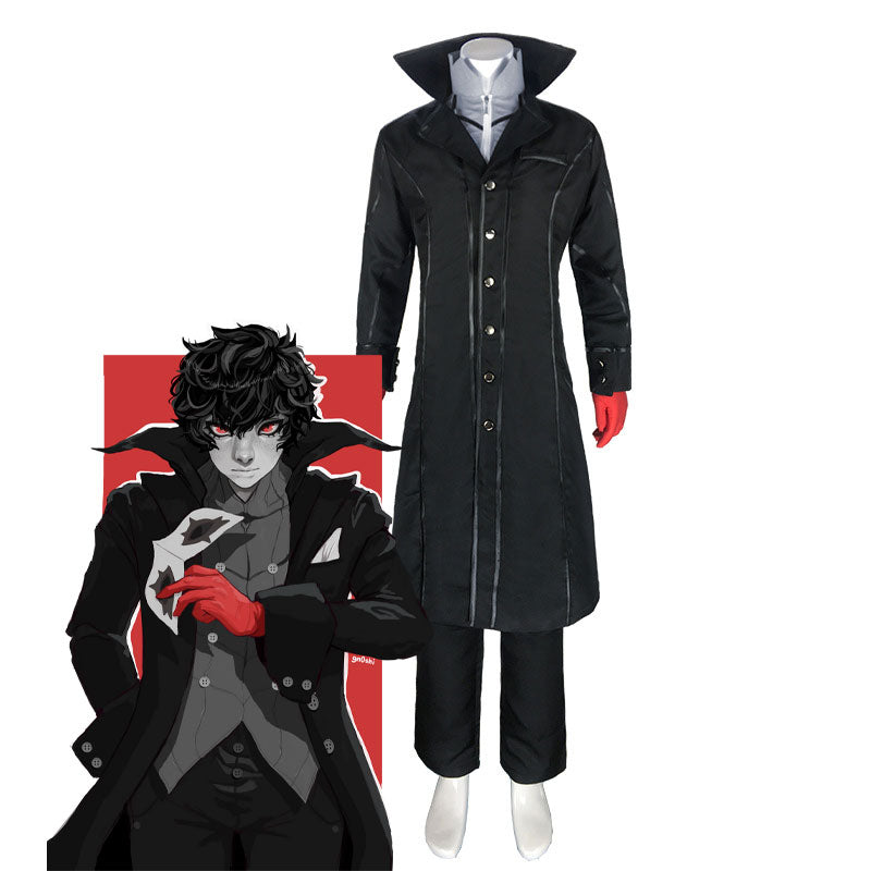 Anime Persona 5 Joker Protagonist Akira Kurusu Ren Amamiya Cosplay Costumes 