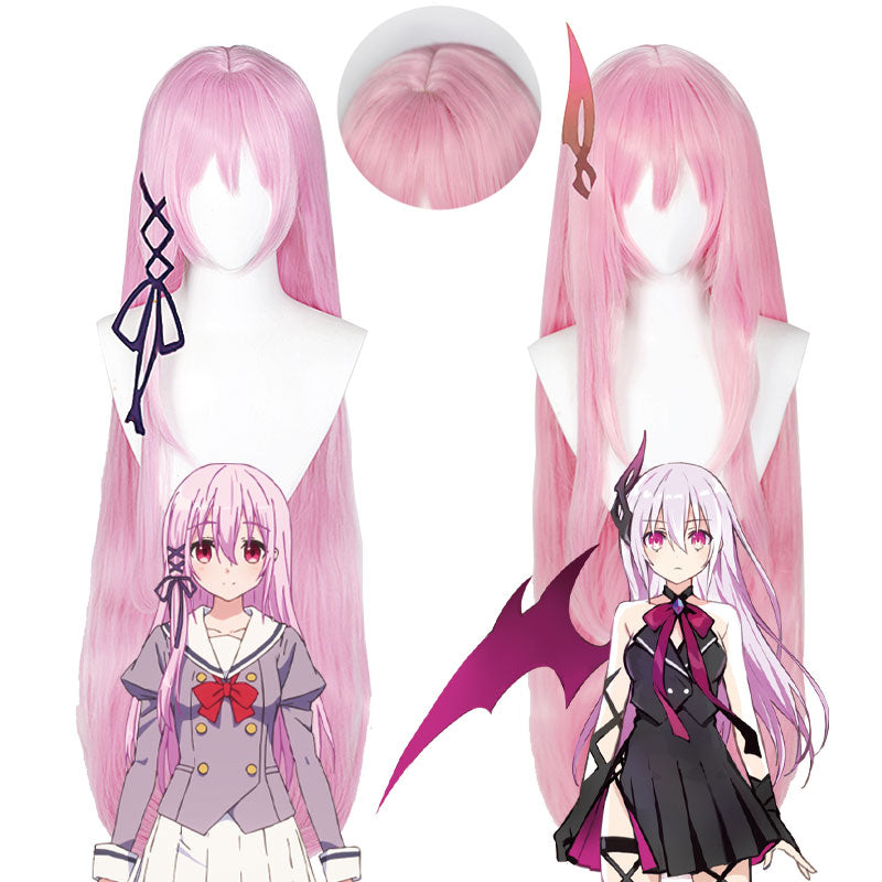 Anime Engage Kiss Kisara Pink Long Cosplay Wigs