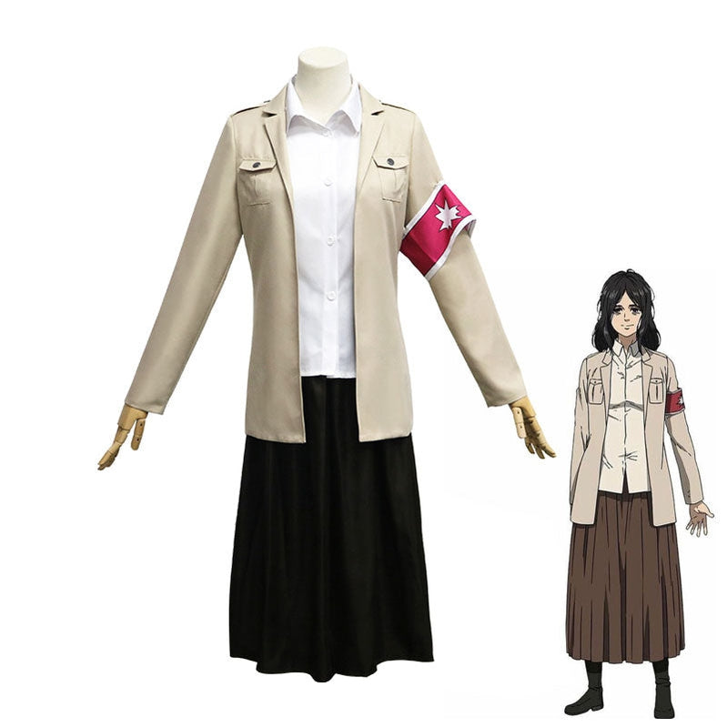 Attack on Titan Warrior Unit Pieck Finger Cosplay Costumes