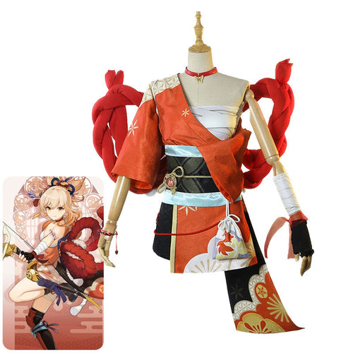 Genshin Impact Yoimiya Xiaogong Cosplay Costumes